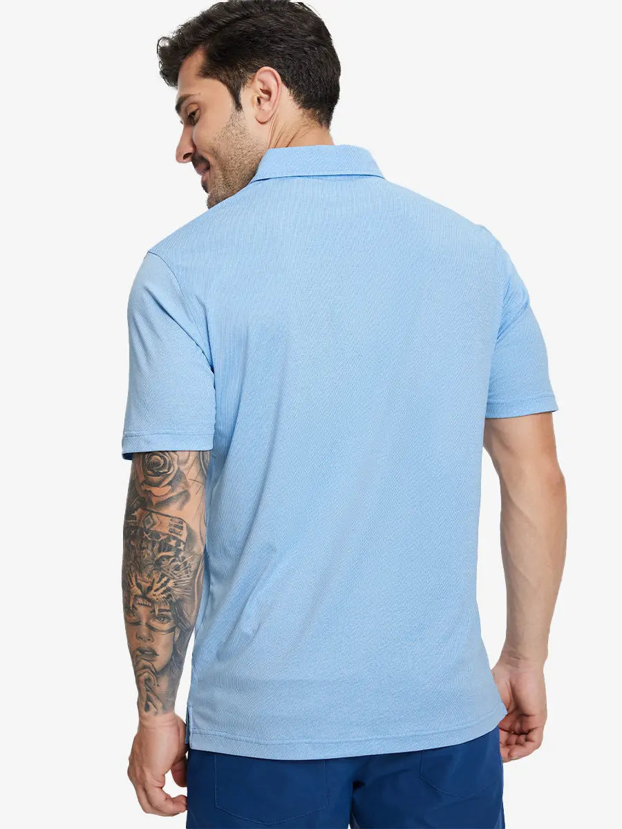 Premium Stretch Heather Polo