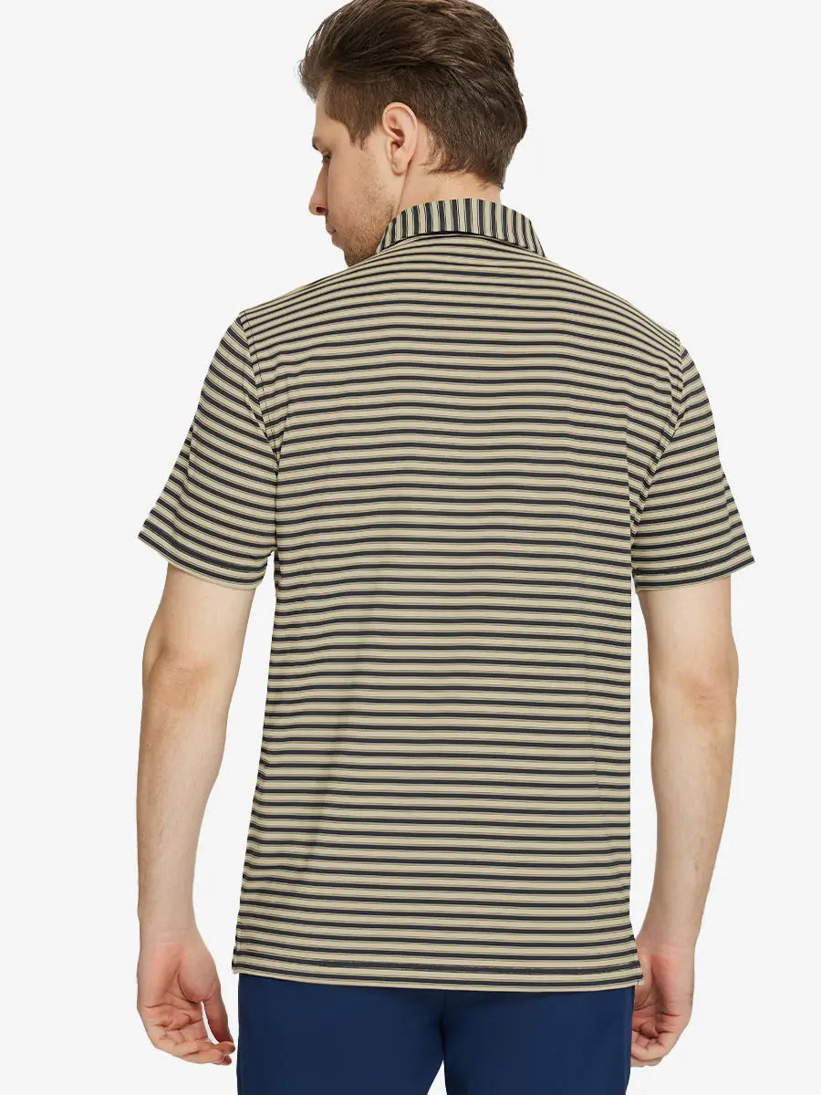 Yarn Dyed Stripe Polo