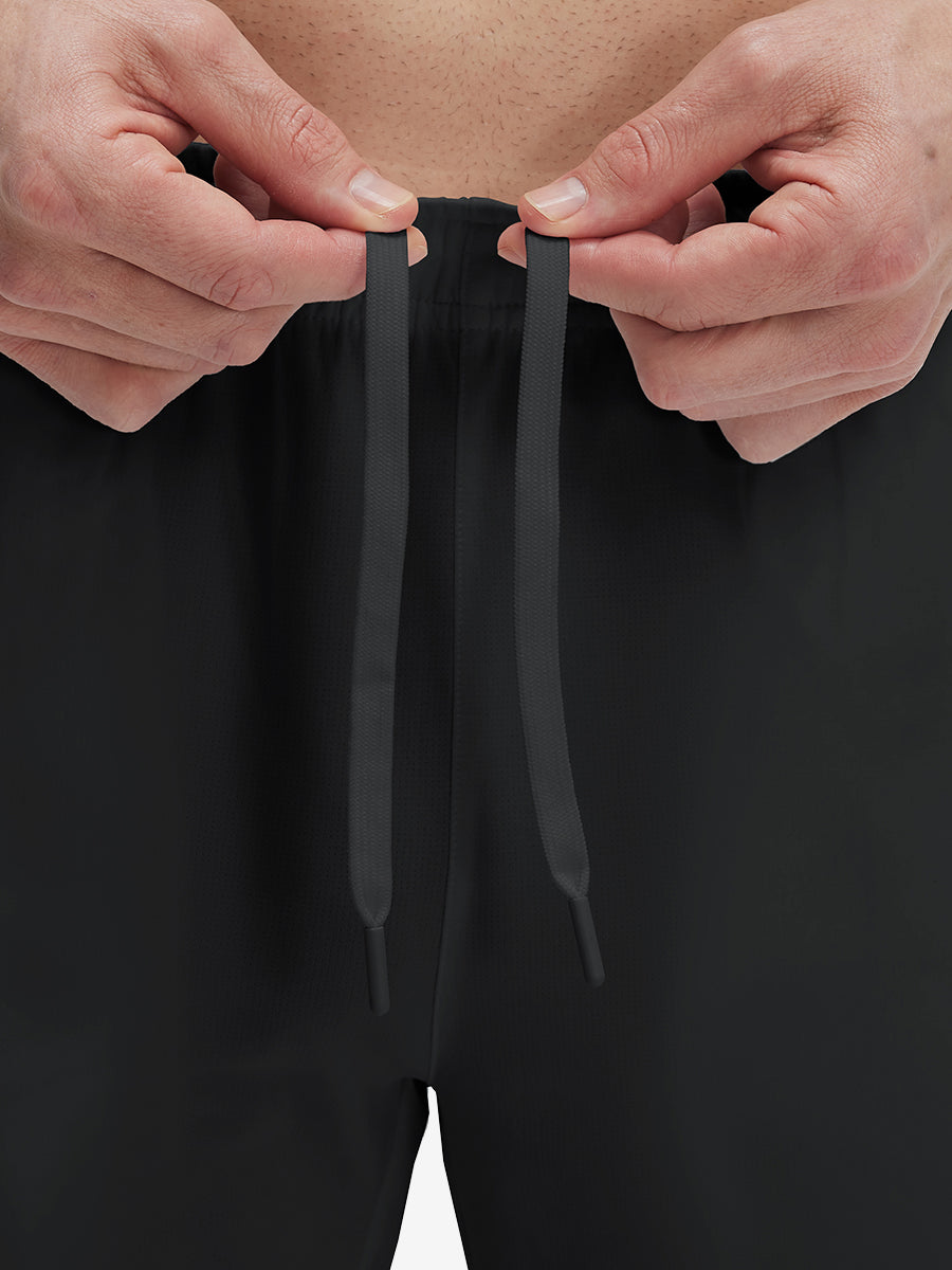Mesh Joggers with Zipper Pockets