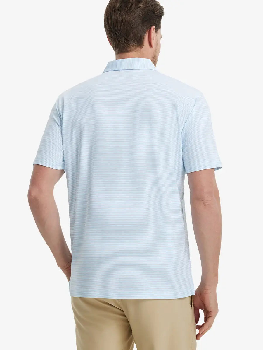 Performance Stripe Golf Shirts