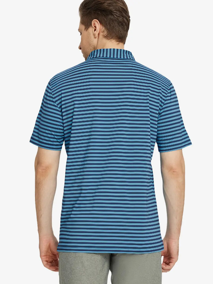 Yarn Dyed Stripe Polo