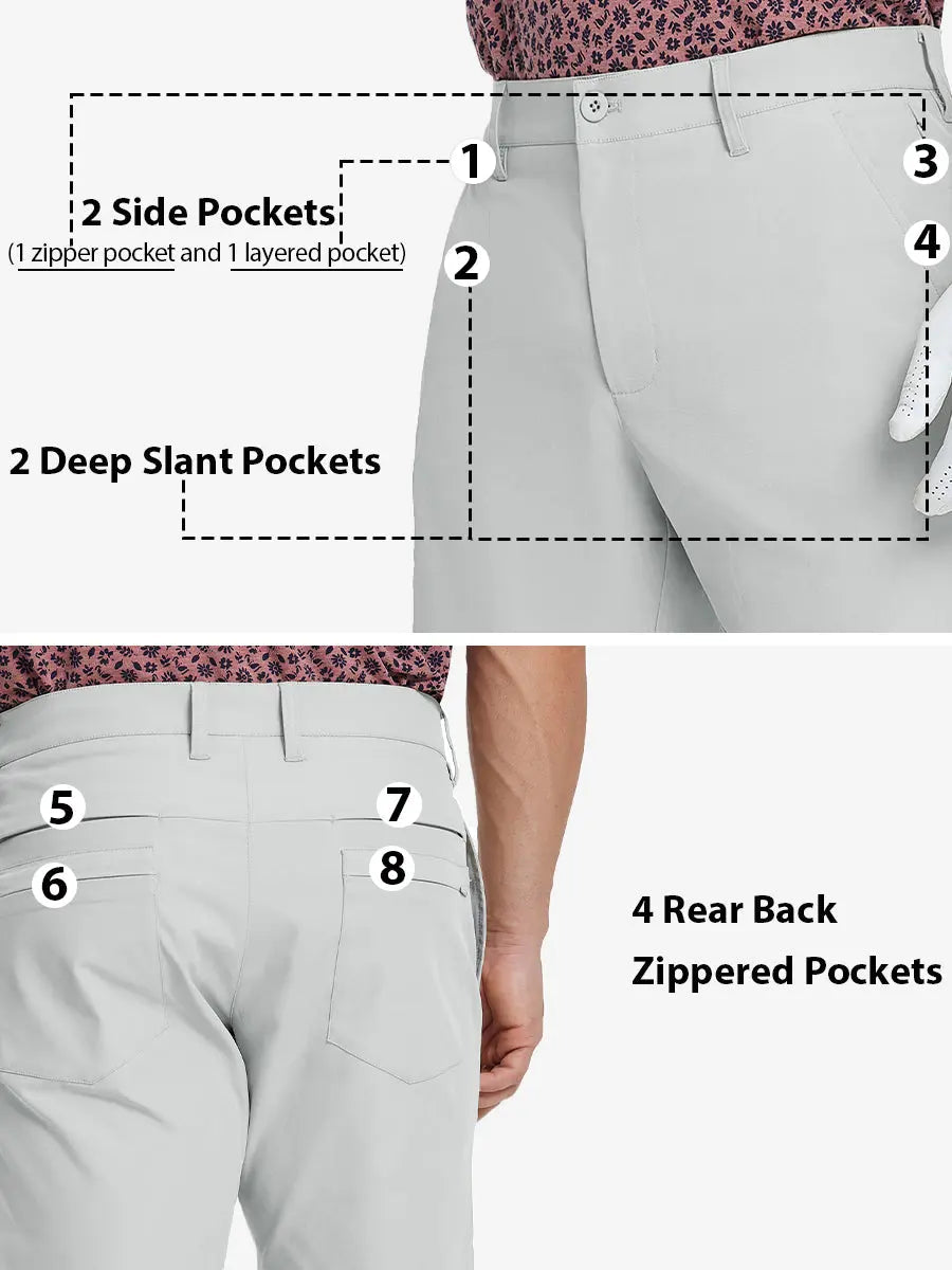 Water Resistant Versatile 8 Pockets Shorts