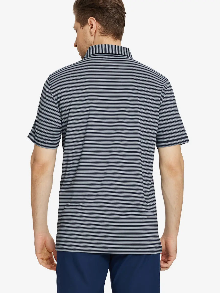 Yarn Dyed Stripe Polo