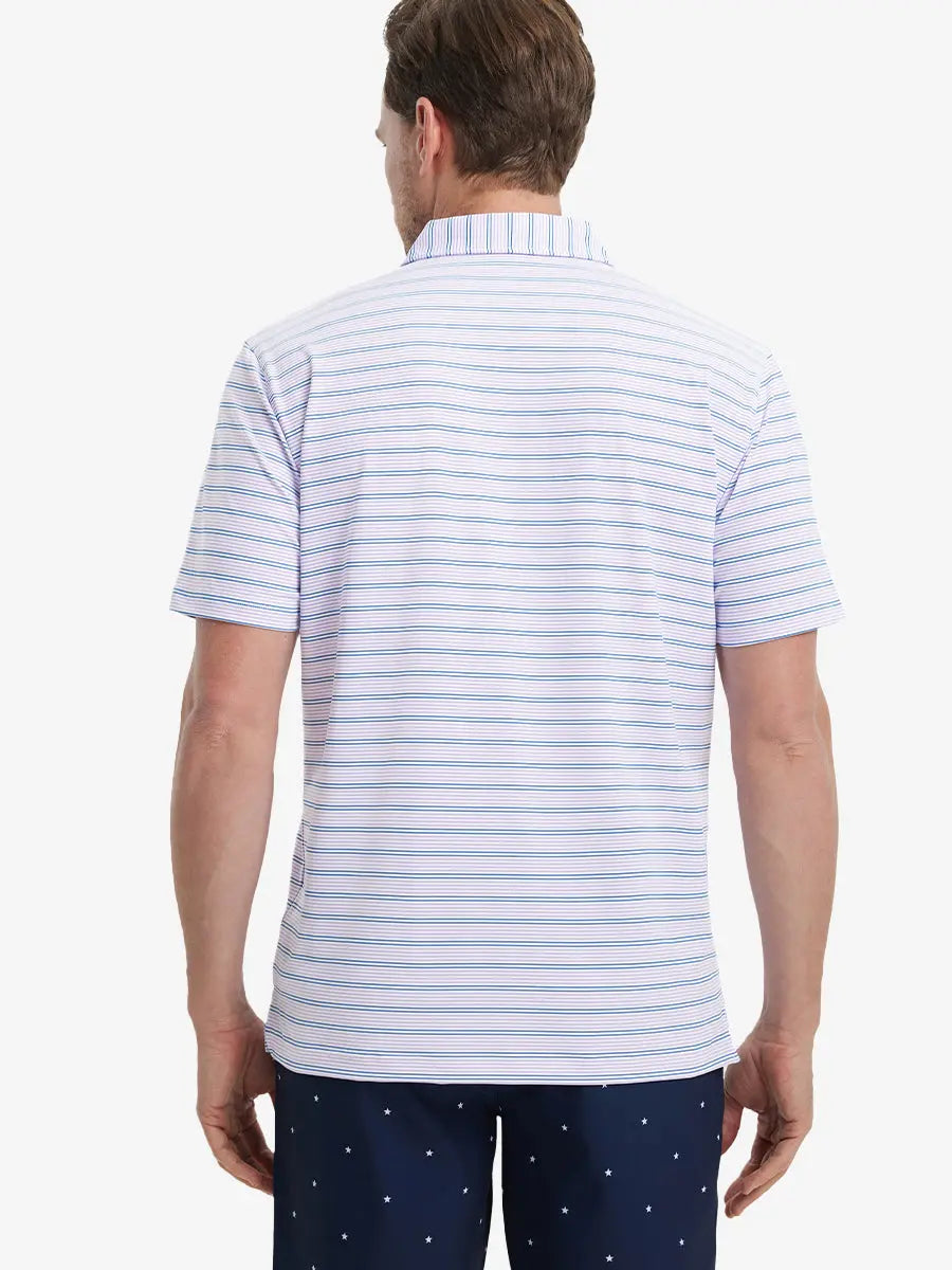 Performance Stripe Golf Shirts