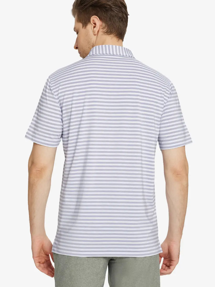Yarn Dyed Stripe Polo