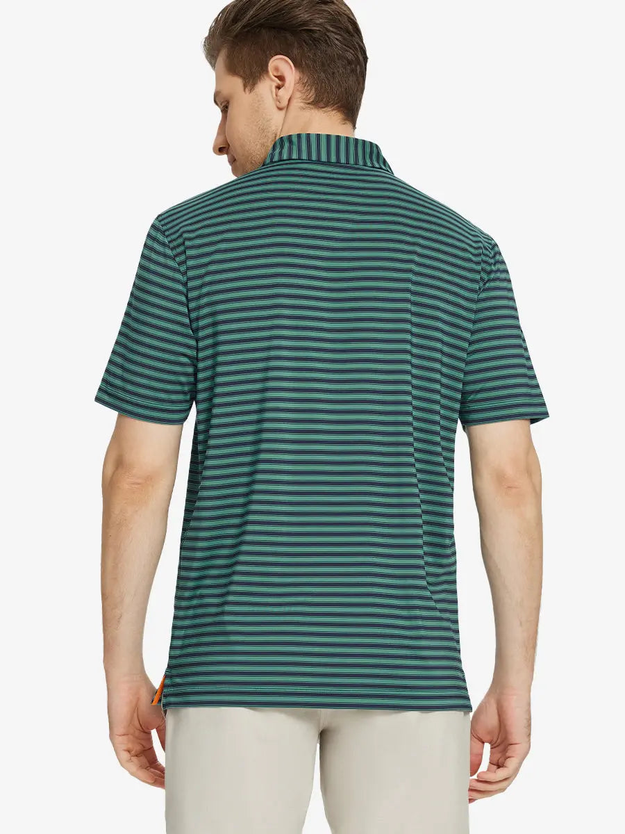 Yarn Dyed Stripe Polo