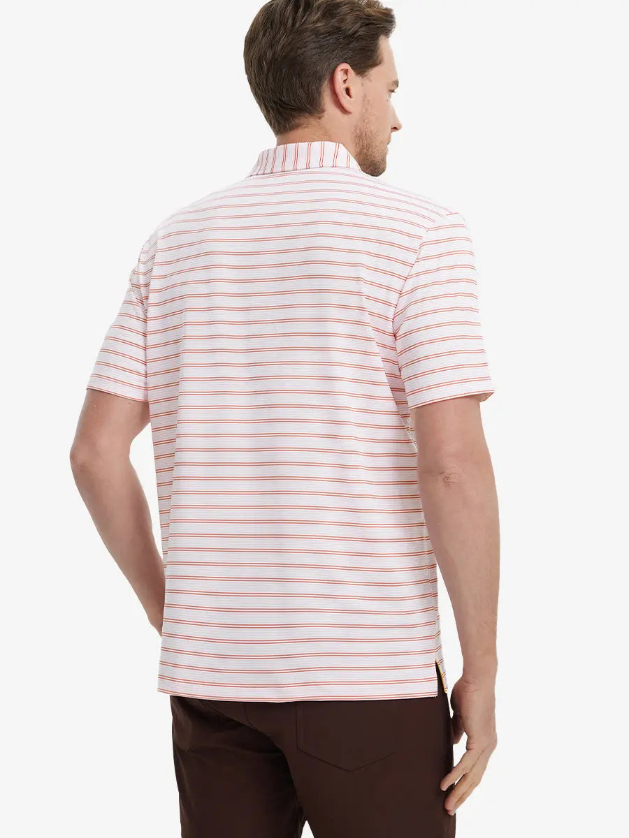 Performance Stripe Golf Shirts