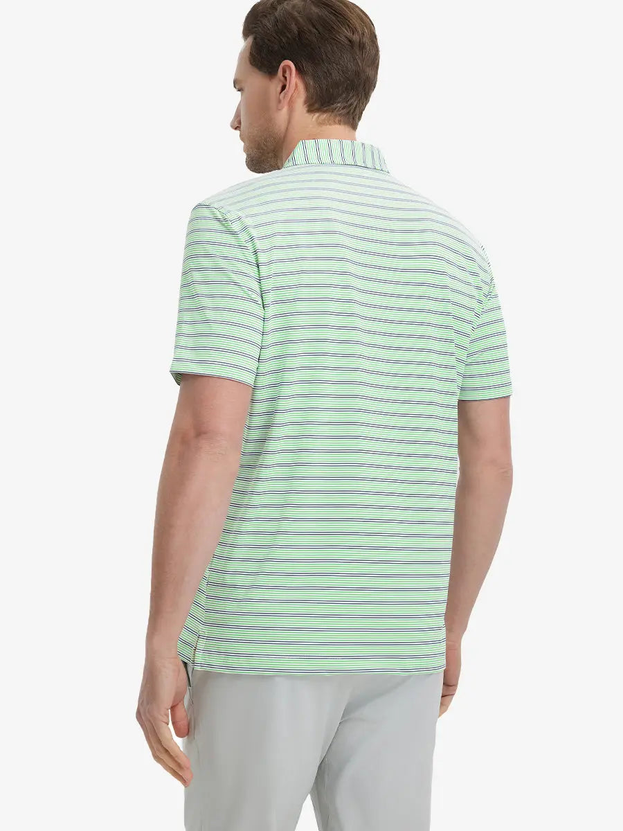 Performance Stripe Golf Shirts