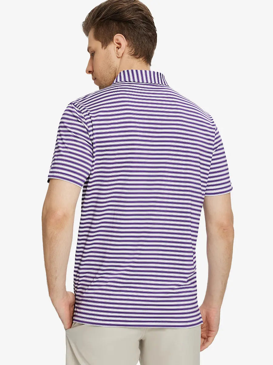 Yarn Dyed Stripe Polo