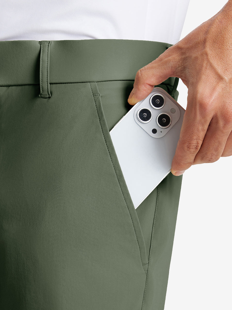 Quick Dry Casual Shorts with 4 Pockets