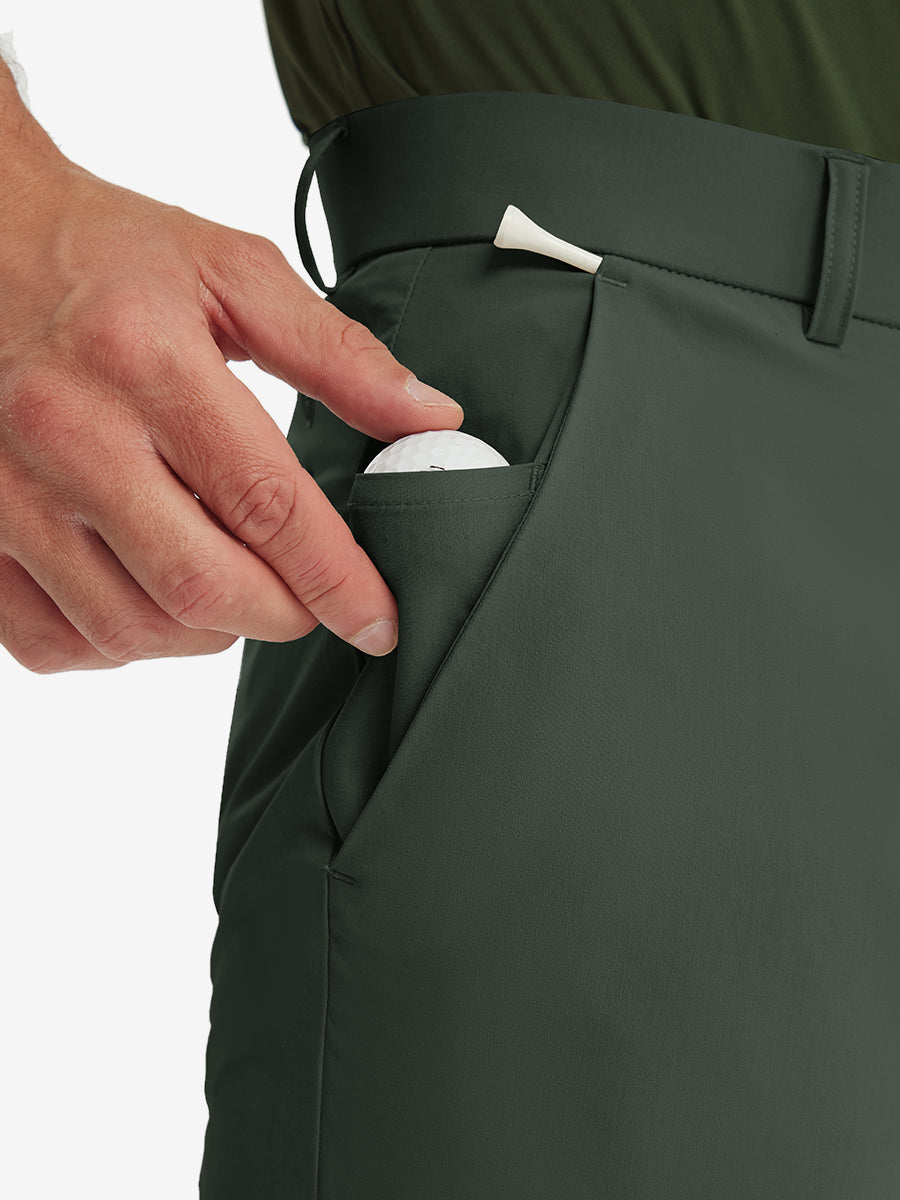 Stretch Soft Flat Front Dress Golf Shorts