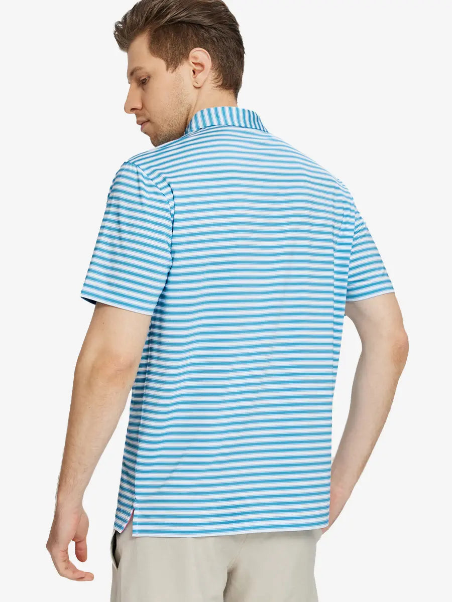 Yarn Dyed Stripe Polo