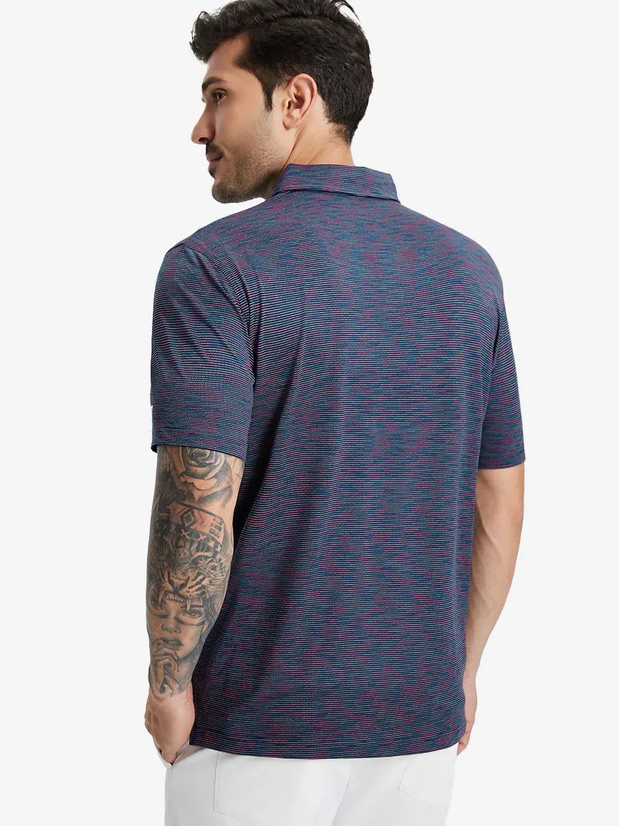 Performance Yarn Dye Striped Polo