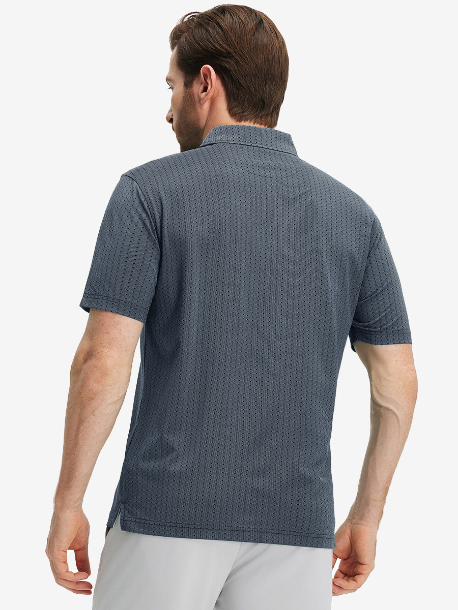 Classic Lightweight Jacquard Golf Shirts