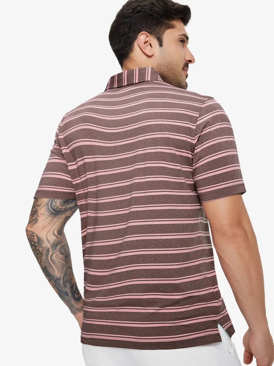 Performance Yarn Dye Striped Polo