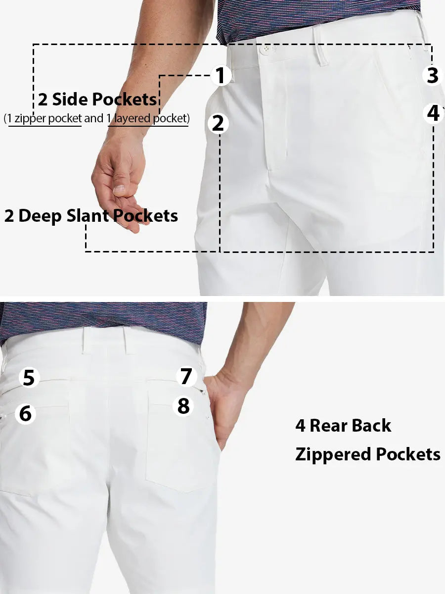 Water Resistant Versatile 8 Pockets Shorts