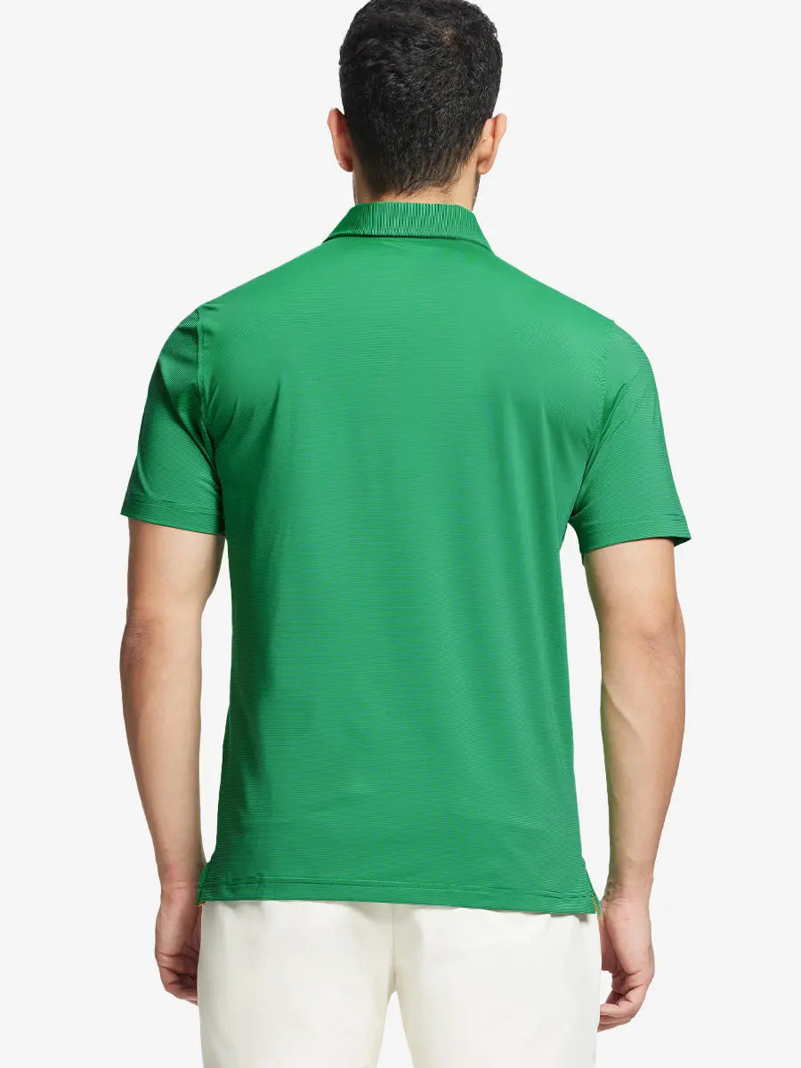 Pinstripe Jersey Performance Polo