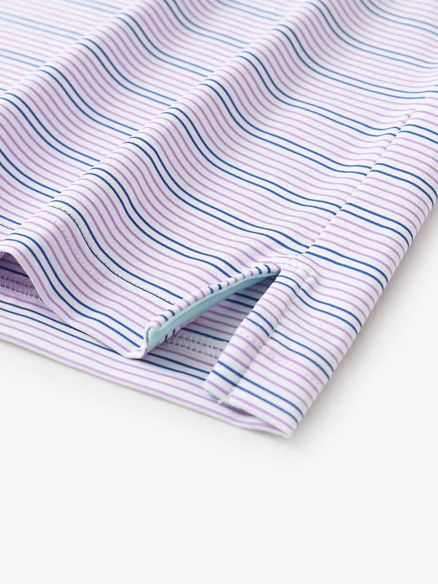 Performance Stripe Golf Shirts