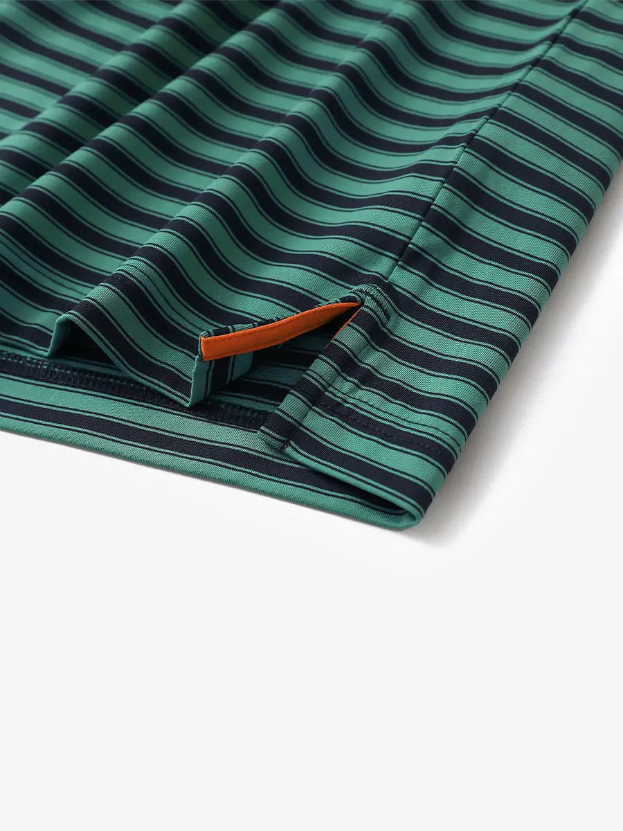 Yarn Dyed Stripe Polo