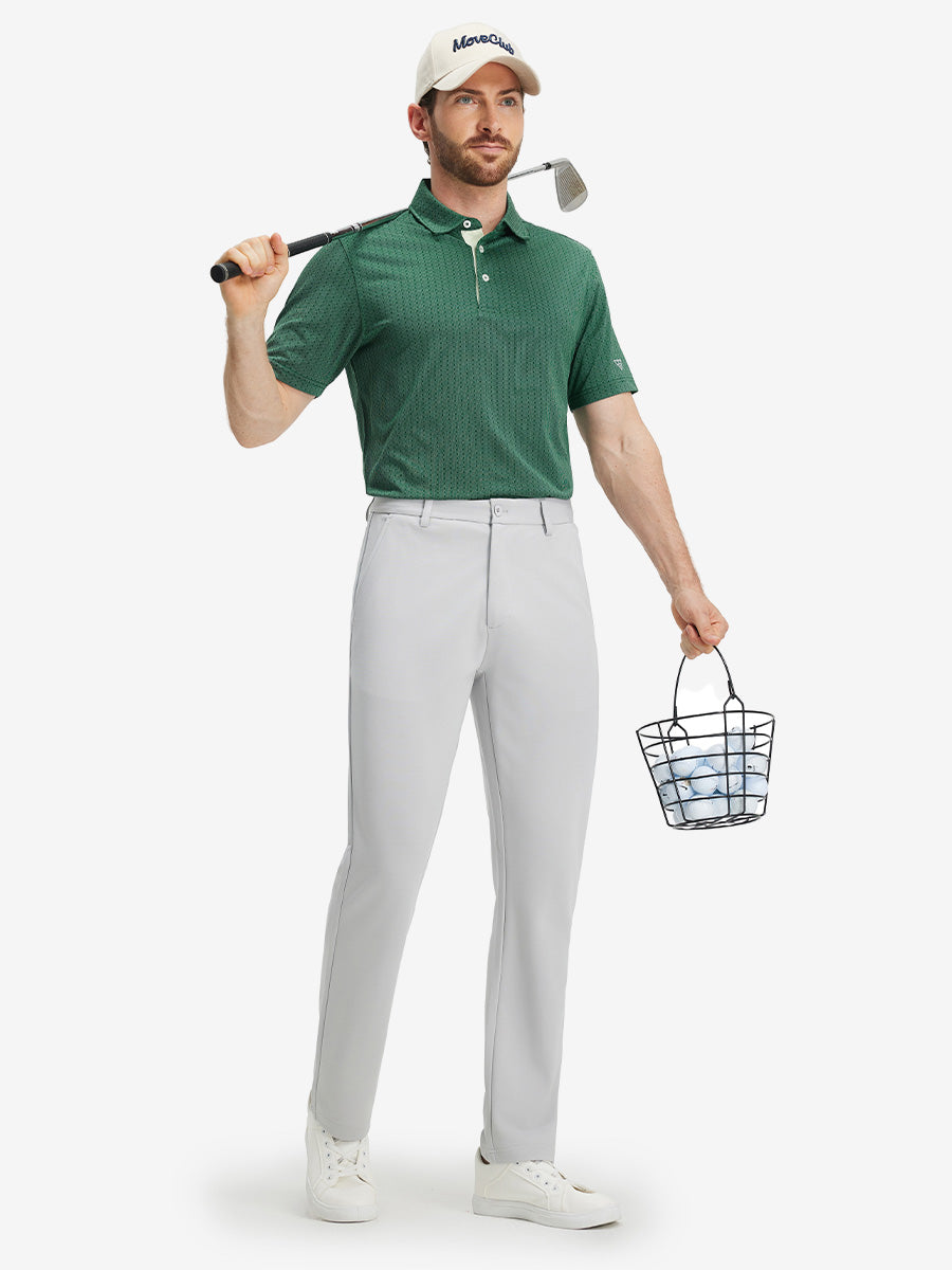 Classic Lightweight Jacquard Golf Shirts