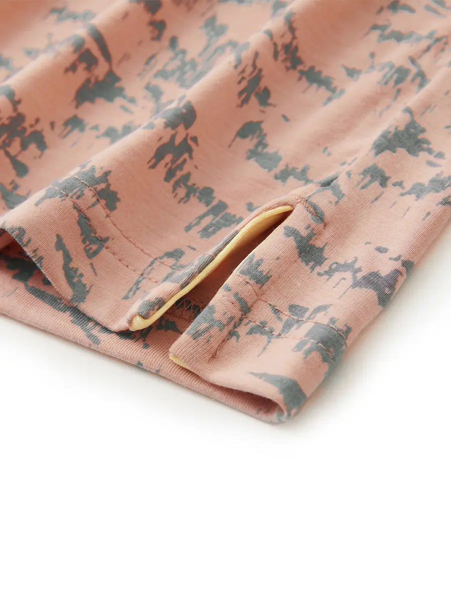 Popular Heather Print Polo