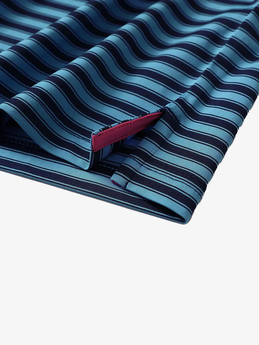 Yarn Dyed Stripe Polo