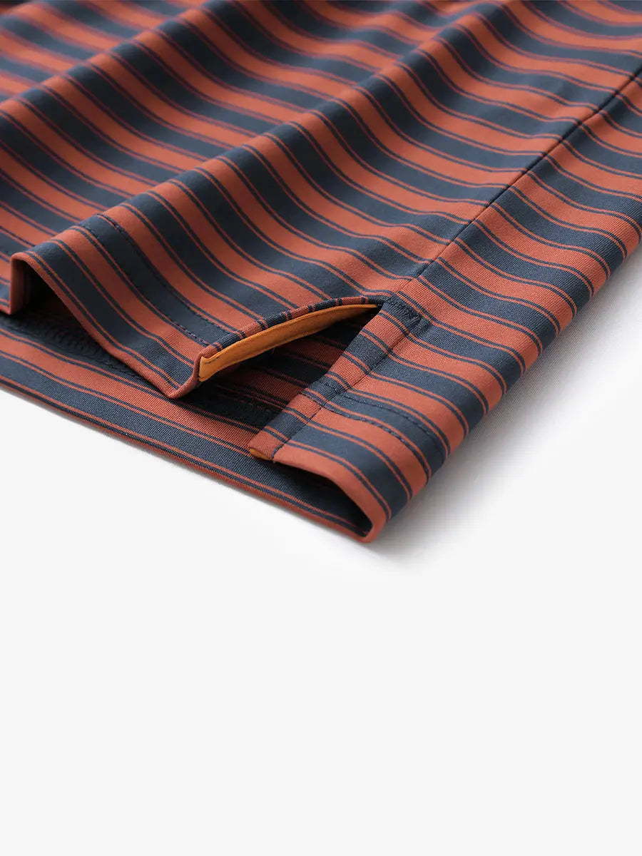 Yarn Dyed Stripe Polo