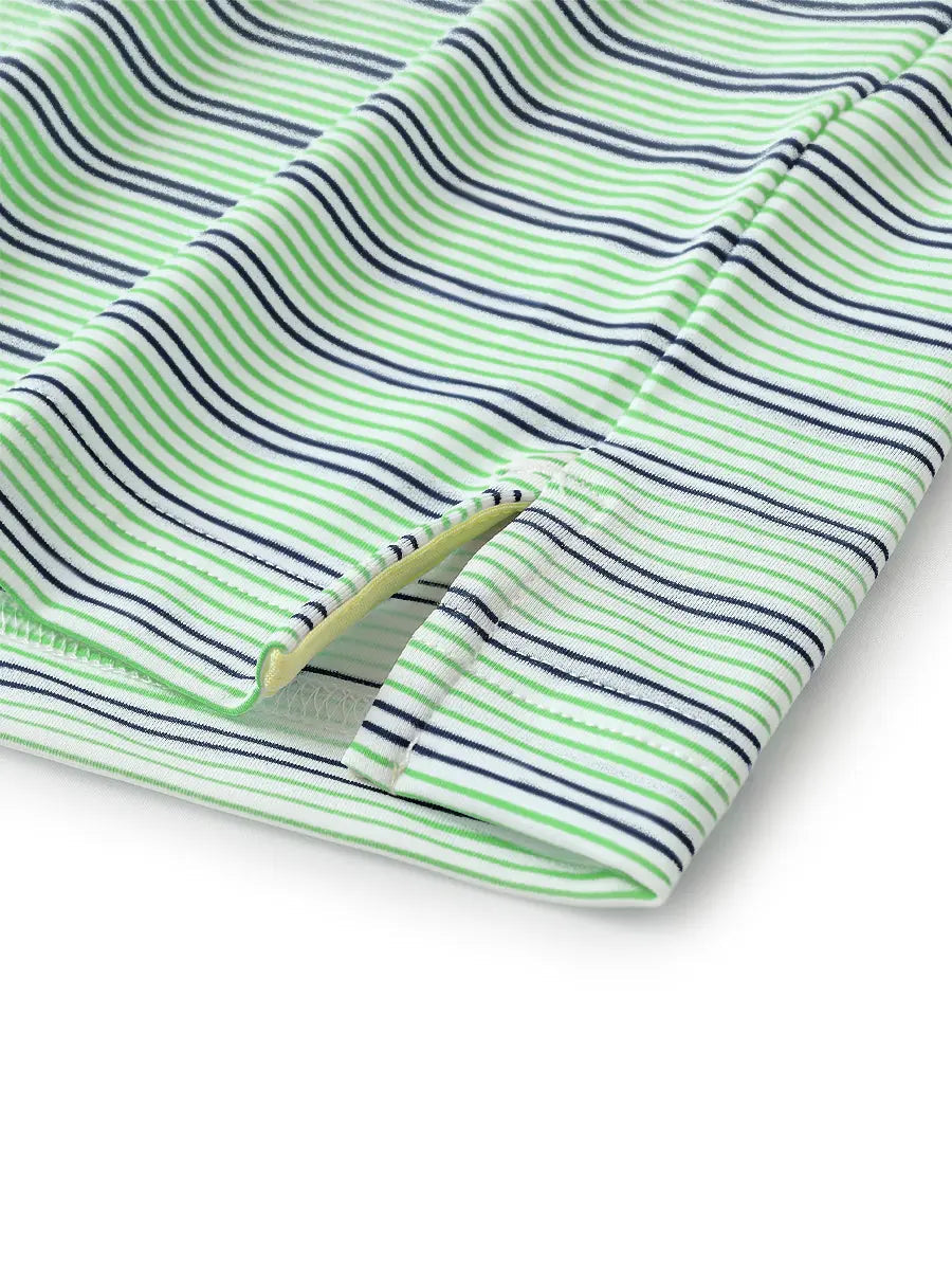 Performance Stripe Golf Shirts