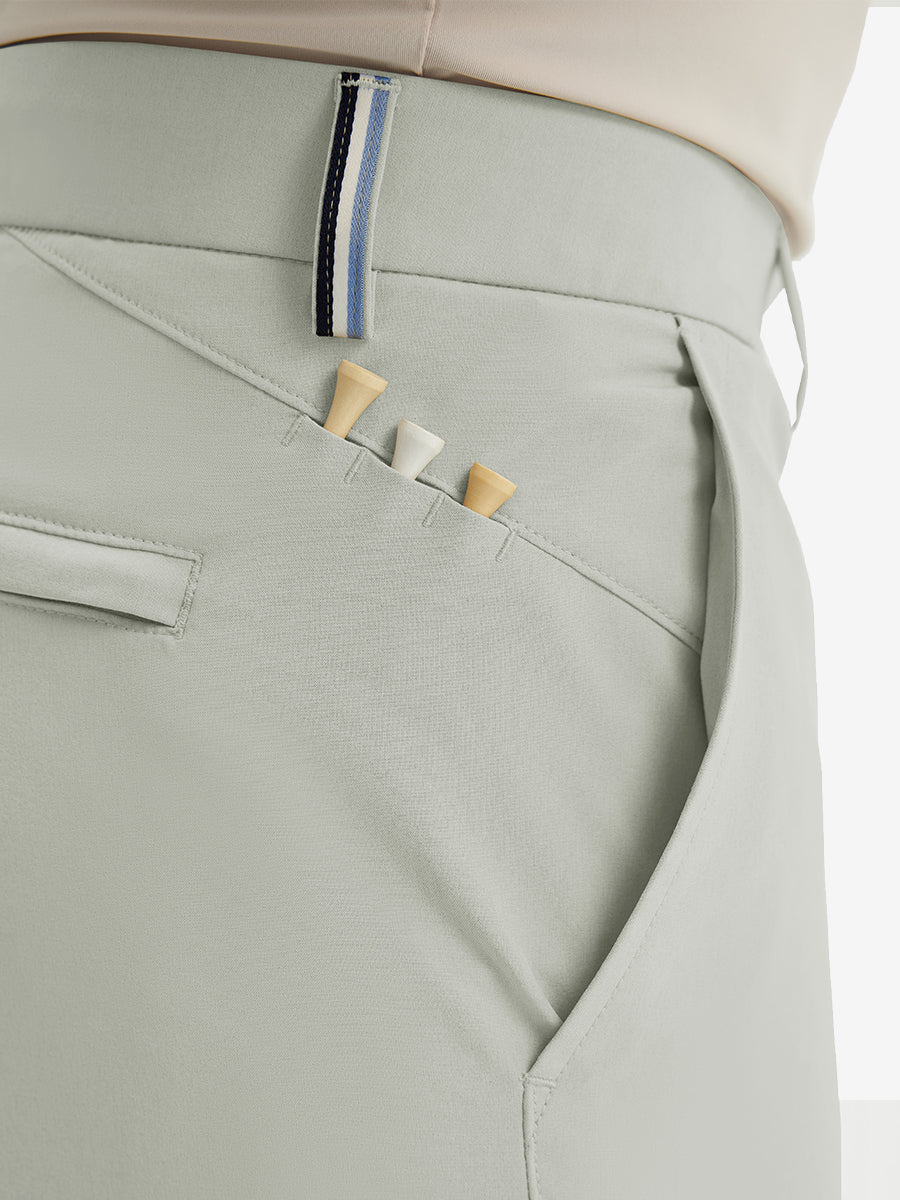 Water Repellent Classic Fit Flat Front Golf Dress Pants