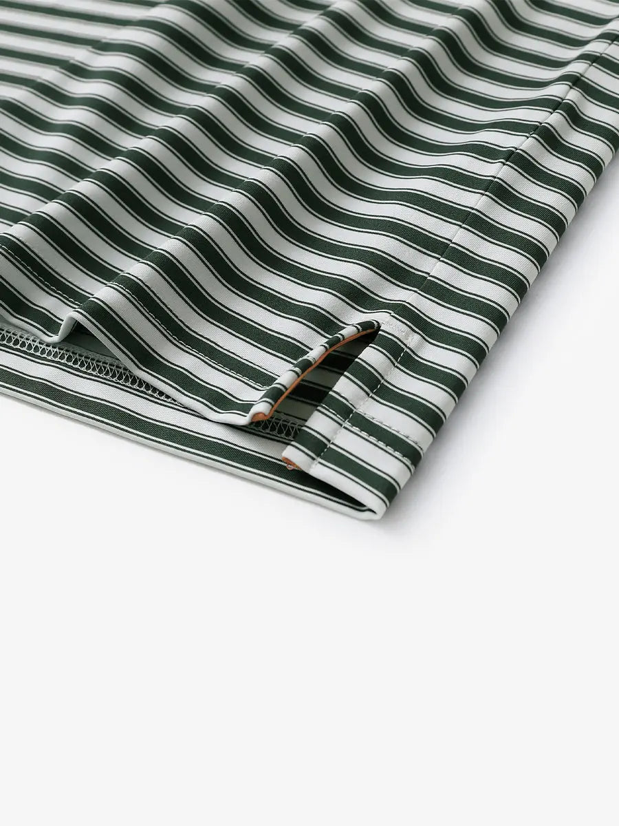 Yarn Dyed Stripe Polo