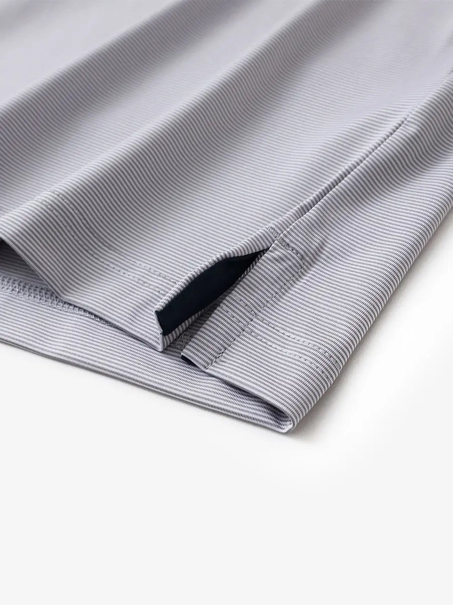Pinstripe Jersey Performance Polo