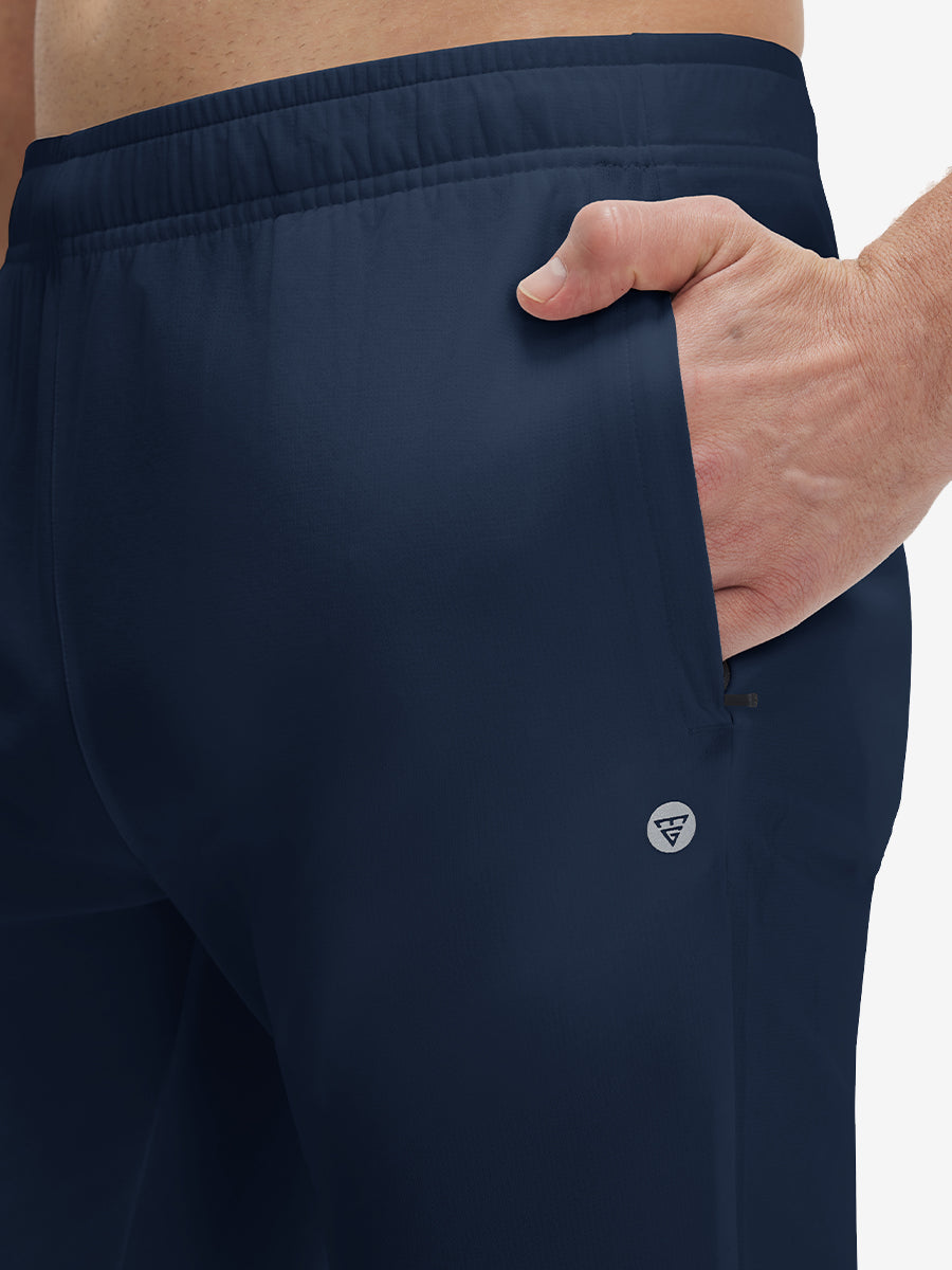 Mesh Joggers with Zipper Pockets