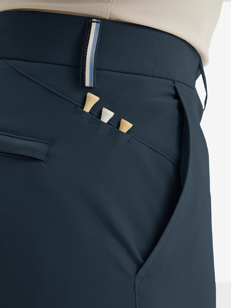 Water Repellent Classic Fit Flat Front Golf Dress Pants