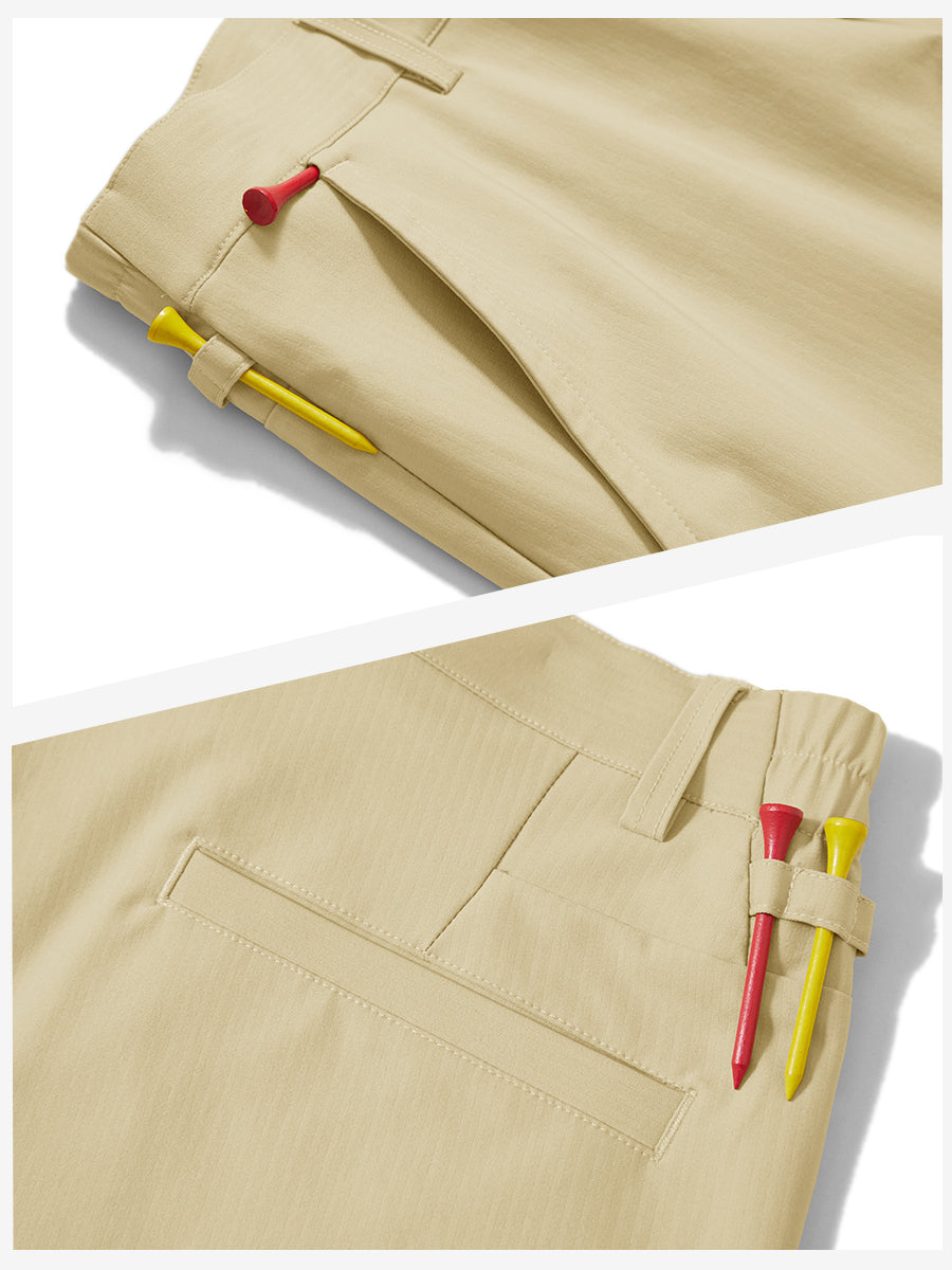 Lightweight Flat Front Casual Trousers