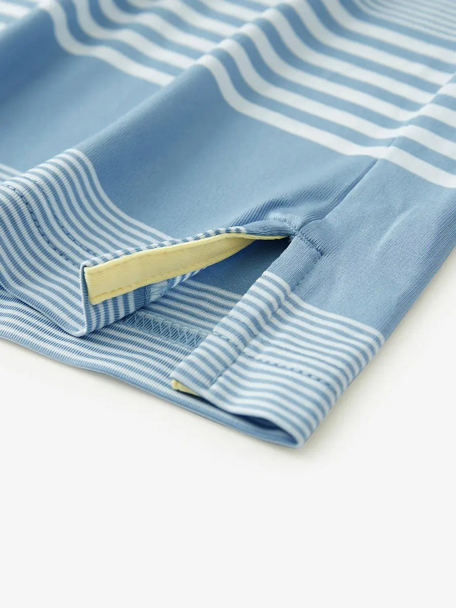Performance Yarn Dye Striped Polo