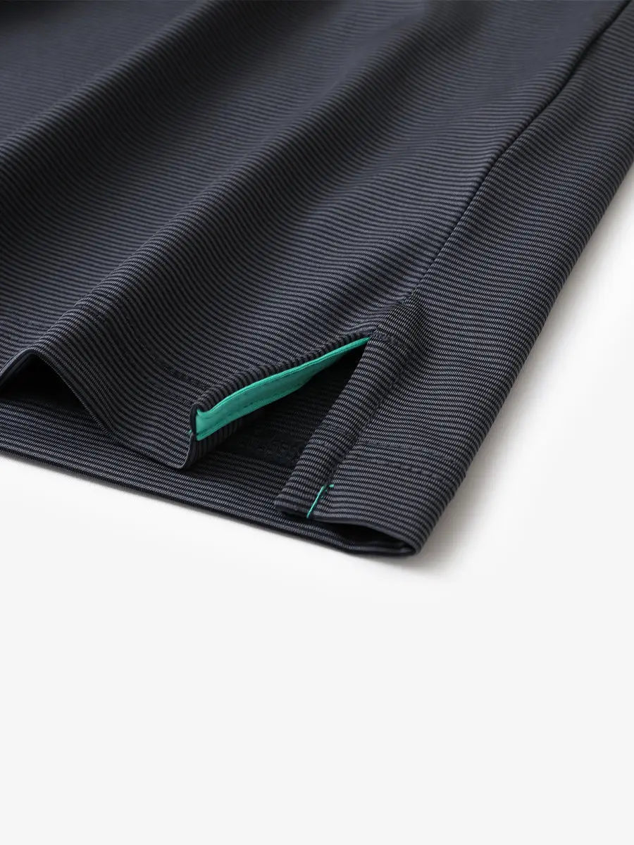 Pinstripe Jersey Performance Polo