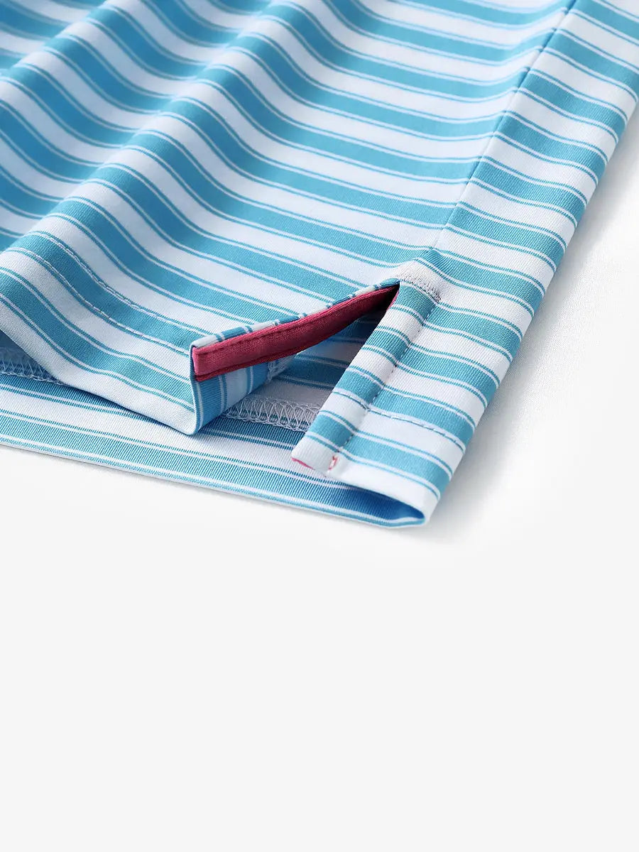 Yarn Dyed Stripe Polo