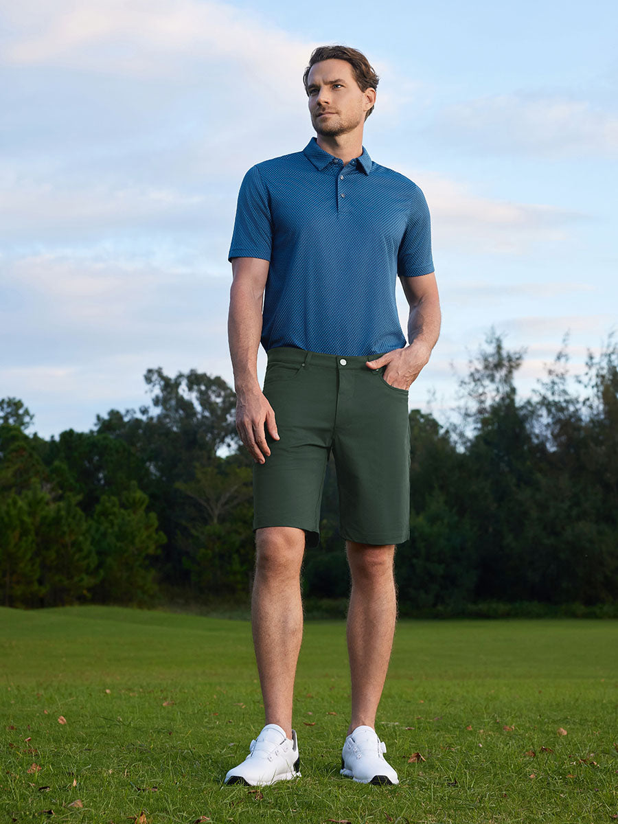 4-way Stretch Performance Solid Shorts