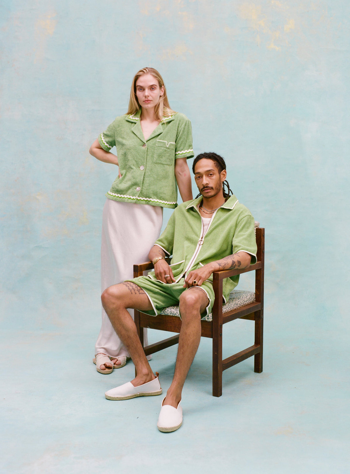'Standard Issue' Cabana Shorts (Green)