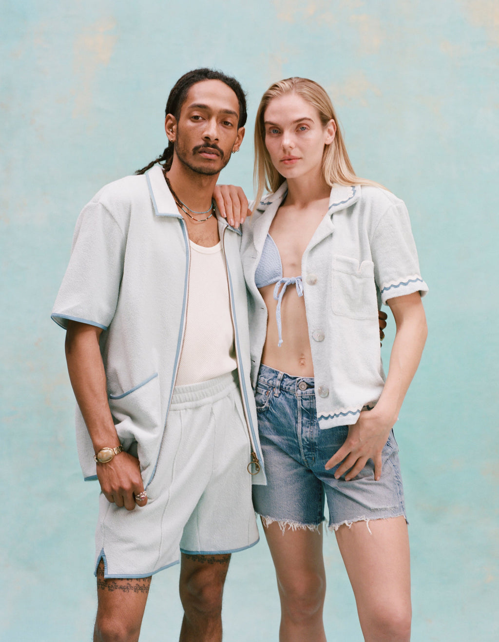 'Standard Issue' Cabana Shorts (Sky Blue)