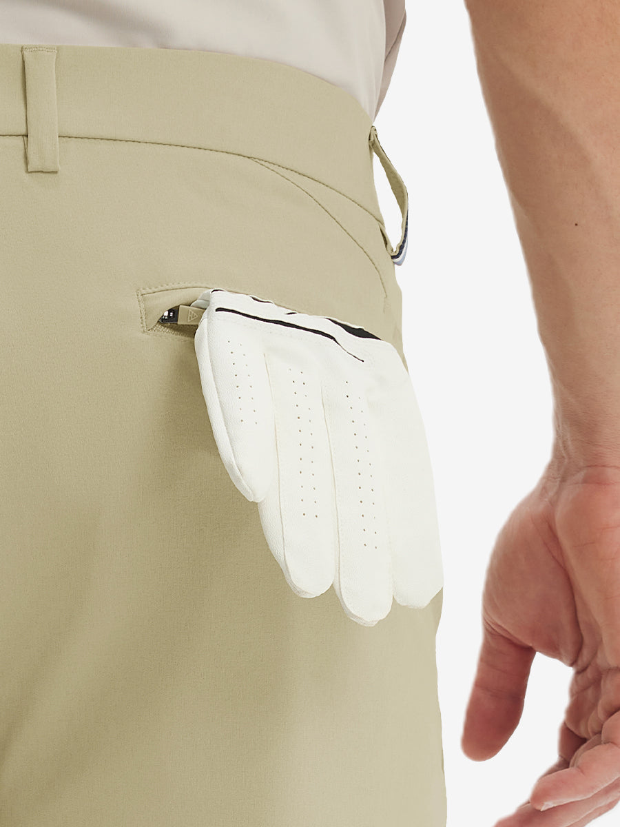 Water Repellent Classic Fit Flat Front Golf Dress Pants