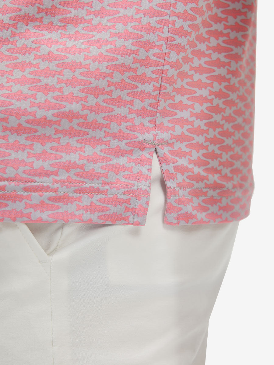 Premium Ribbed Collar Print Polo Shirts