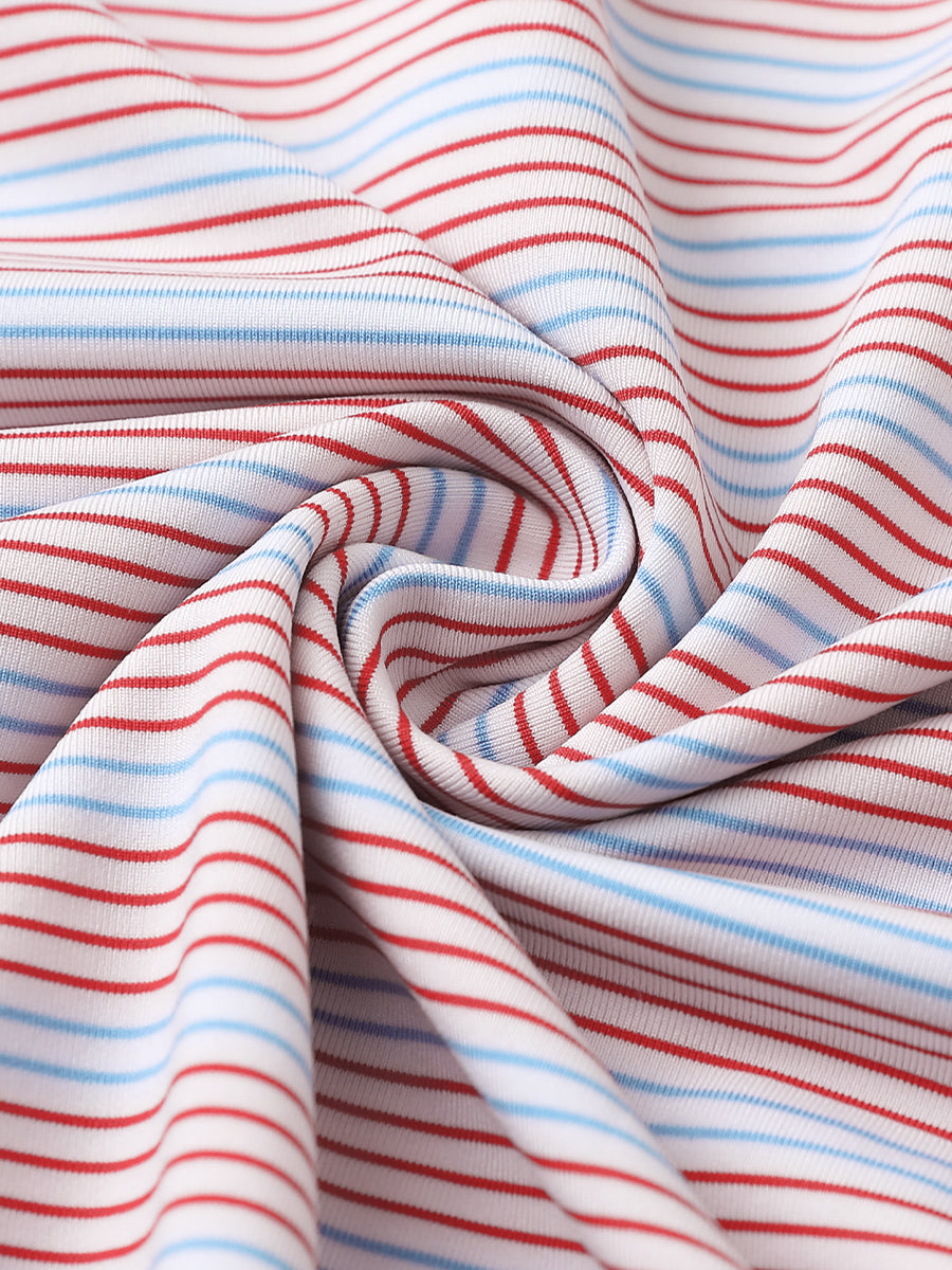 Performance Stripe Golf Shirts