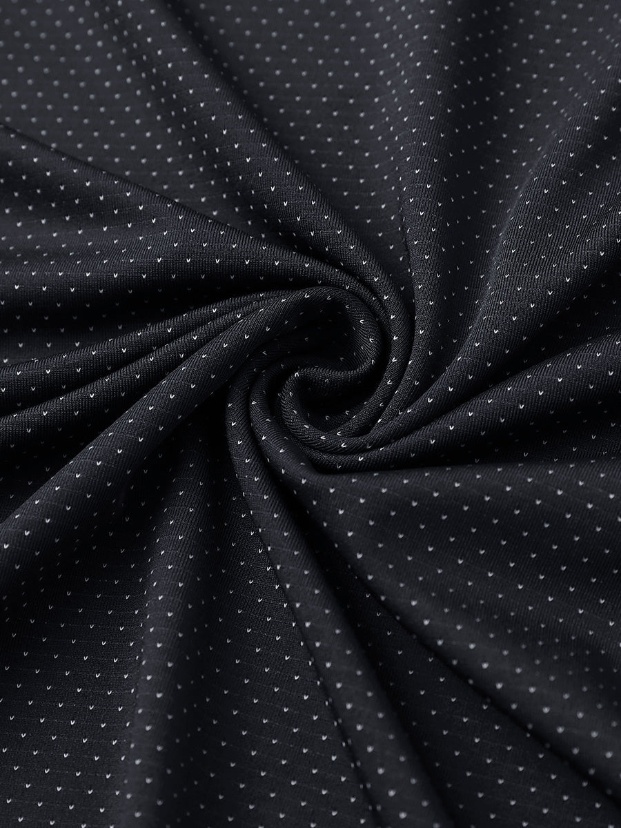 4 Way Stretch Jacquard Polo