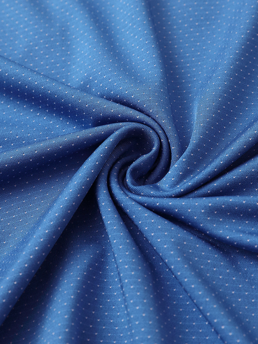 4 Way Stretch Jacquard Polo