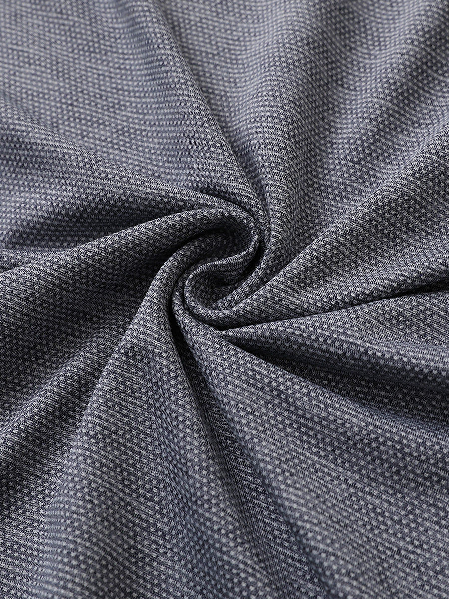 Ventilated Heather Jacquard Polo