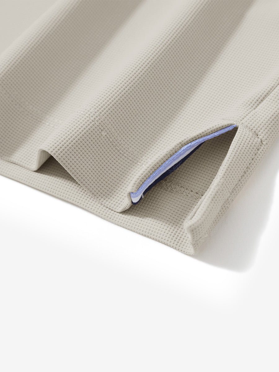 Dry Fit Waffle Textured Collared Golf Shirts