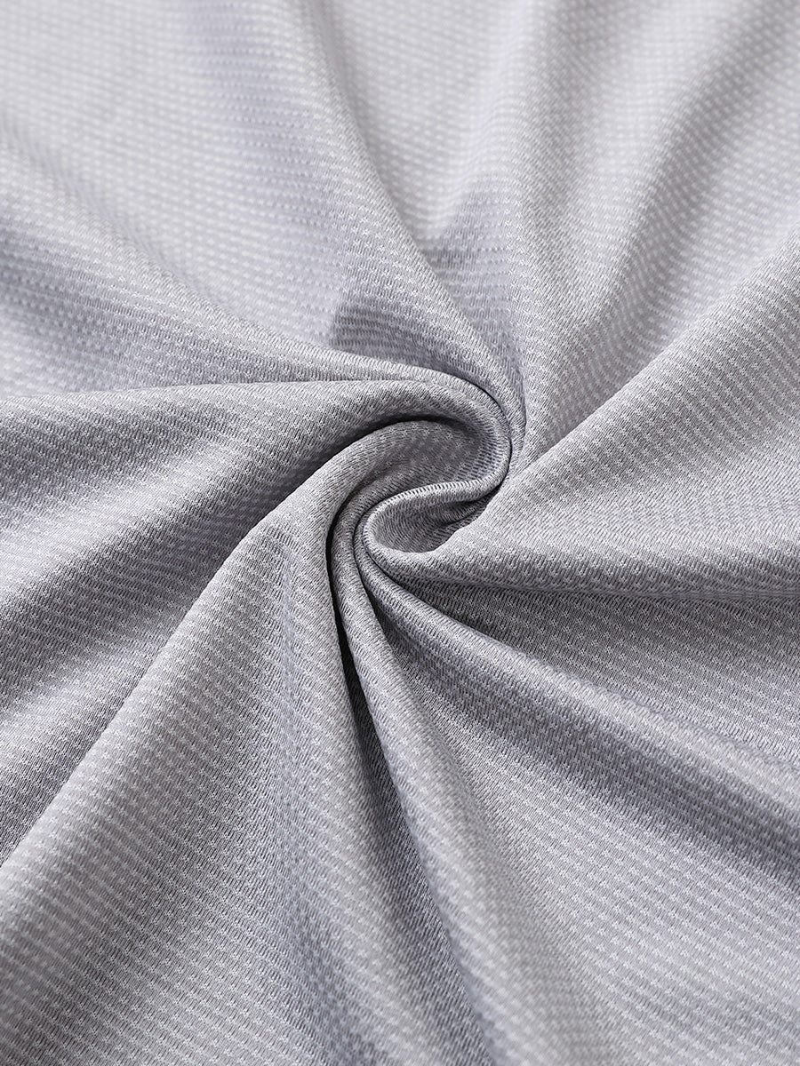 Ventilated Heather Jacquard Polo