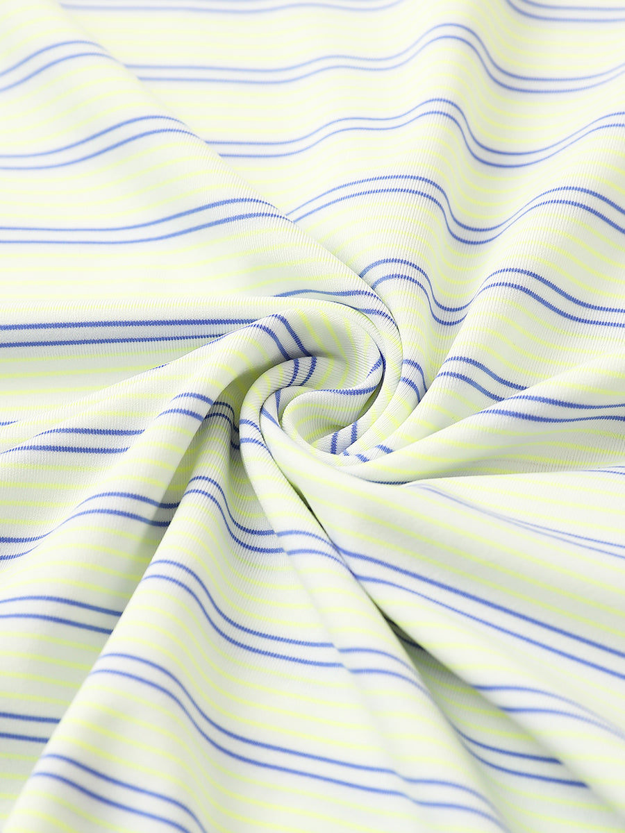 Performance Stripe Golf Shirts