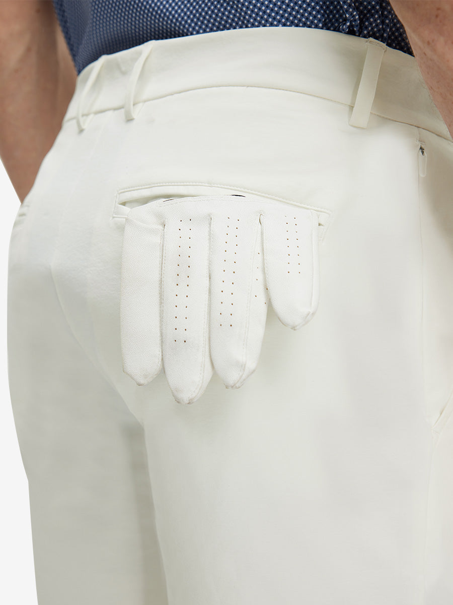 Flat Front Flex Cotton Blend Golf Shorts